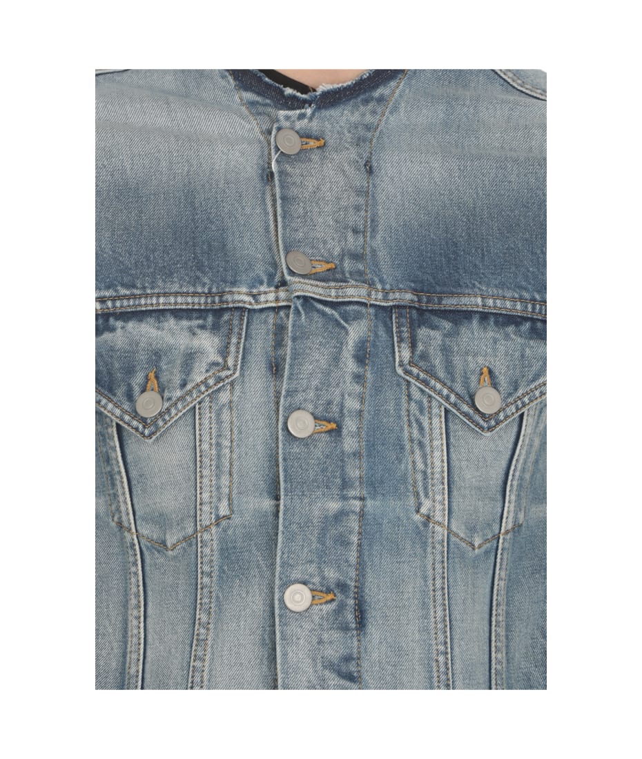 【 fanio】MaisonMargiela NOCOLLARJACKET Maison Margiela Collarless Cropped Jacket | italist, ALWAYS LIKE A