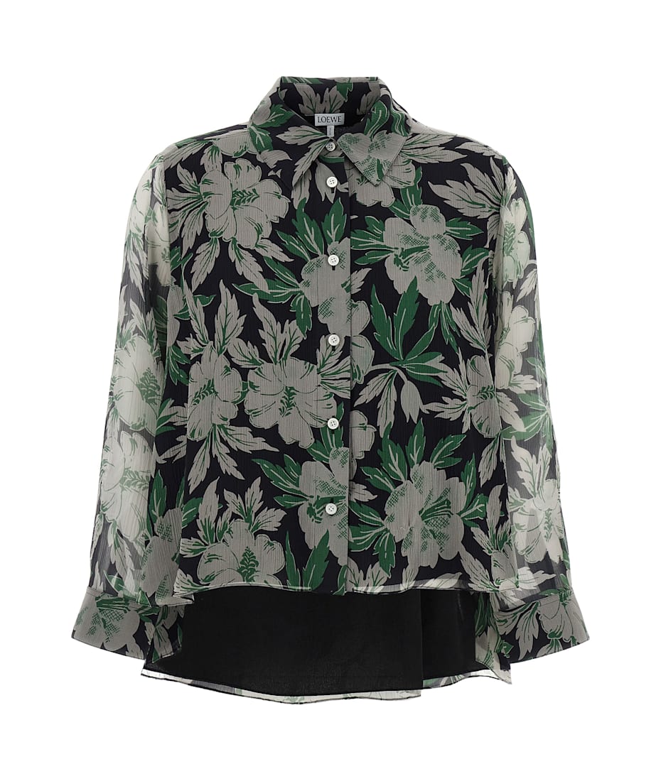 vintage LOEWE （ロエベ）silk shirt SchaferandweinerShops | Loewe Silk shirt | Women's Clothing