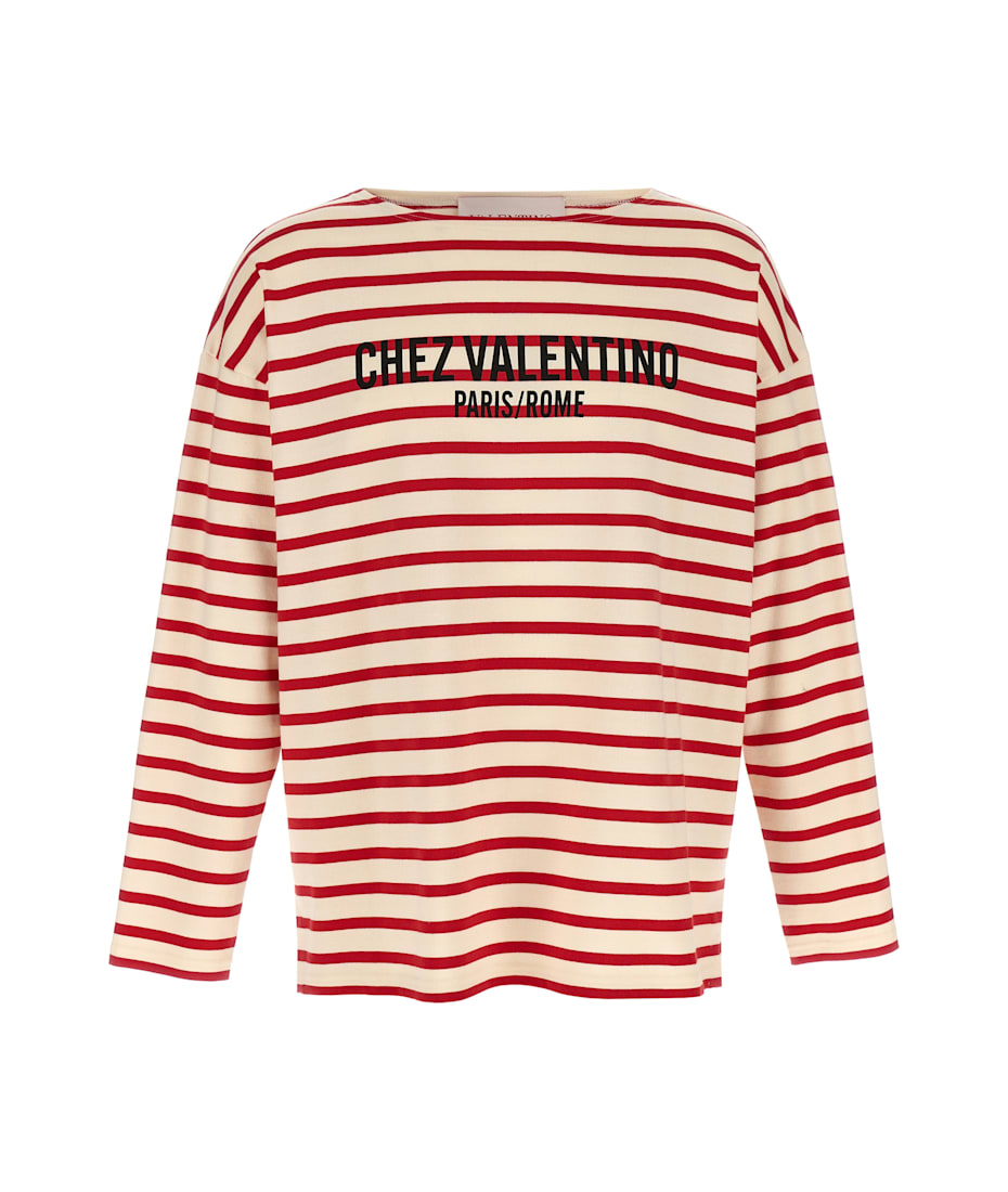 【関税込み】VALENTINO GARAVANI 'CHEZ VALENTINO' T-SHIRT Valentino Garavani 'chez Valentino' T-shirt | italist