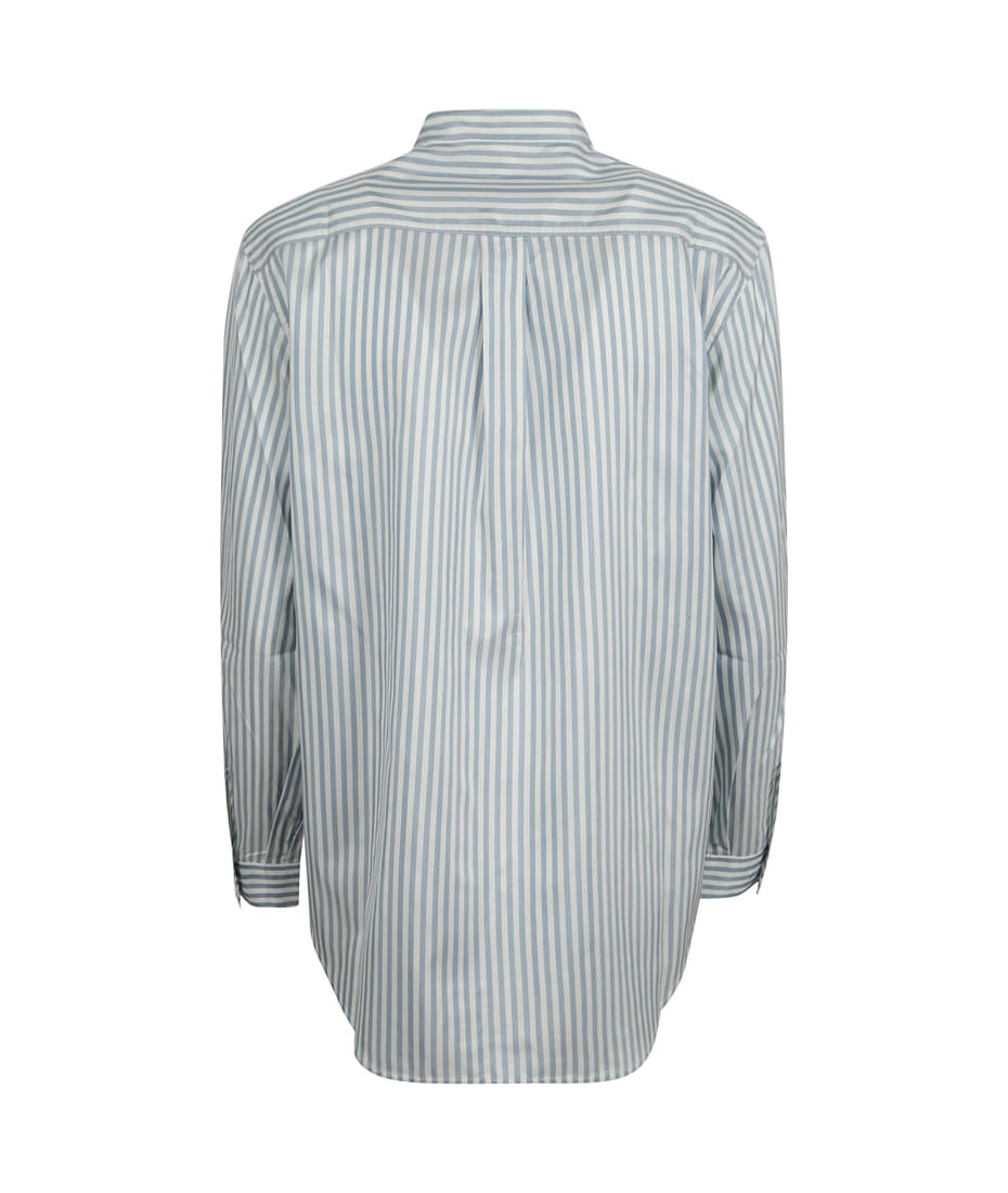 Frame Band Collar Stripe Shirt | italist
