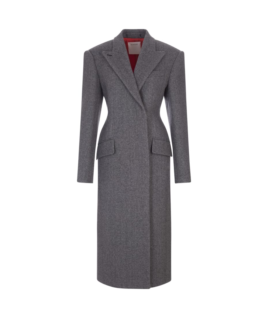 SportMax Woman Grey Fetta Coat | italist