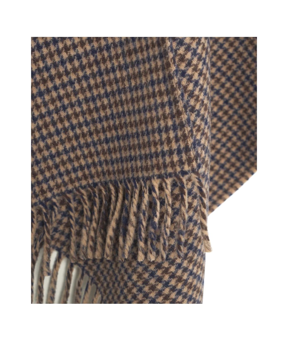【送料&関税込】Woolrich Check-patterned Fringed Cape Check-patterned Fringed Cape Woolrich | italist