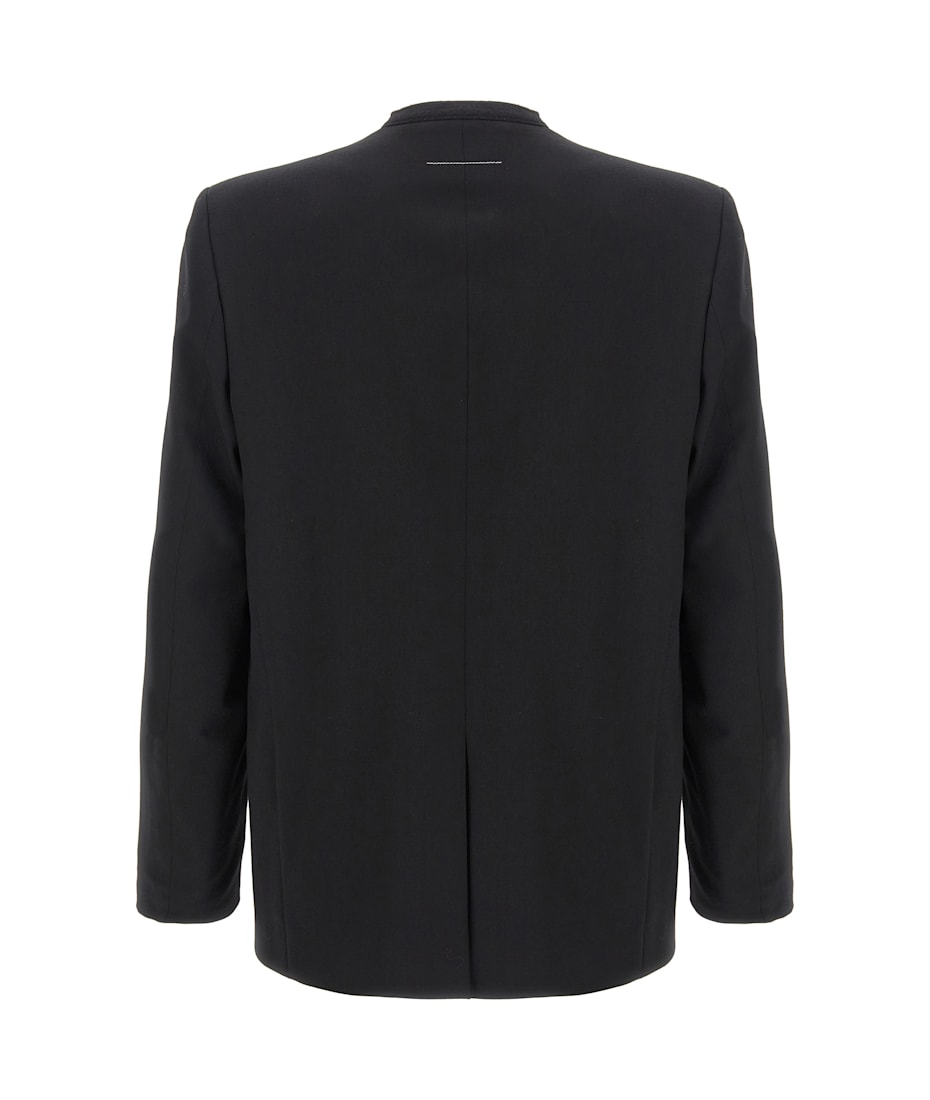 ボトムスその他 Mm6 By Maison Margiela Single-Breasted Blazer Black Single-Breasted Blazer by MM6 Maison Margiela on Sale