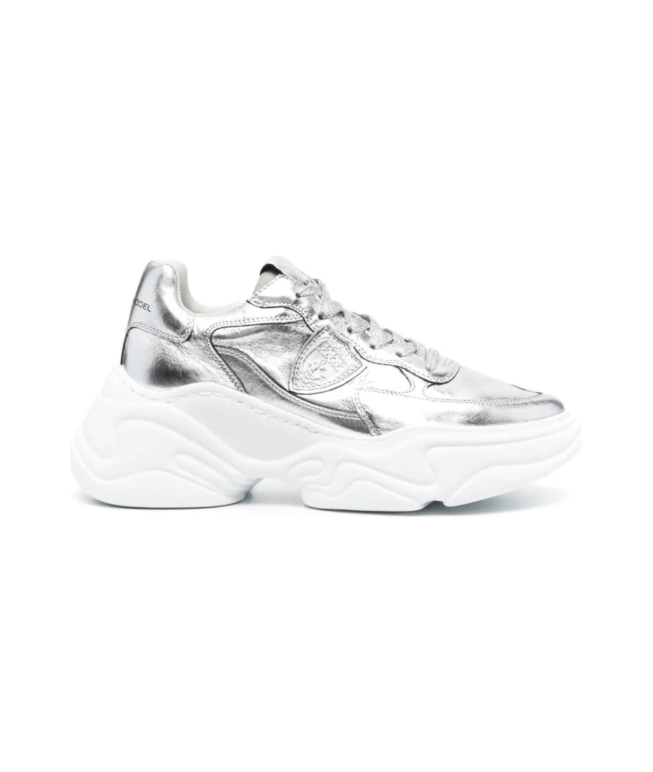 Rivoli Grey / White Low Top Sneakers