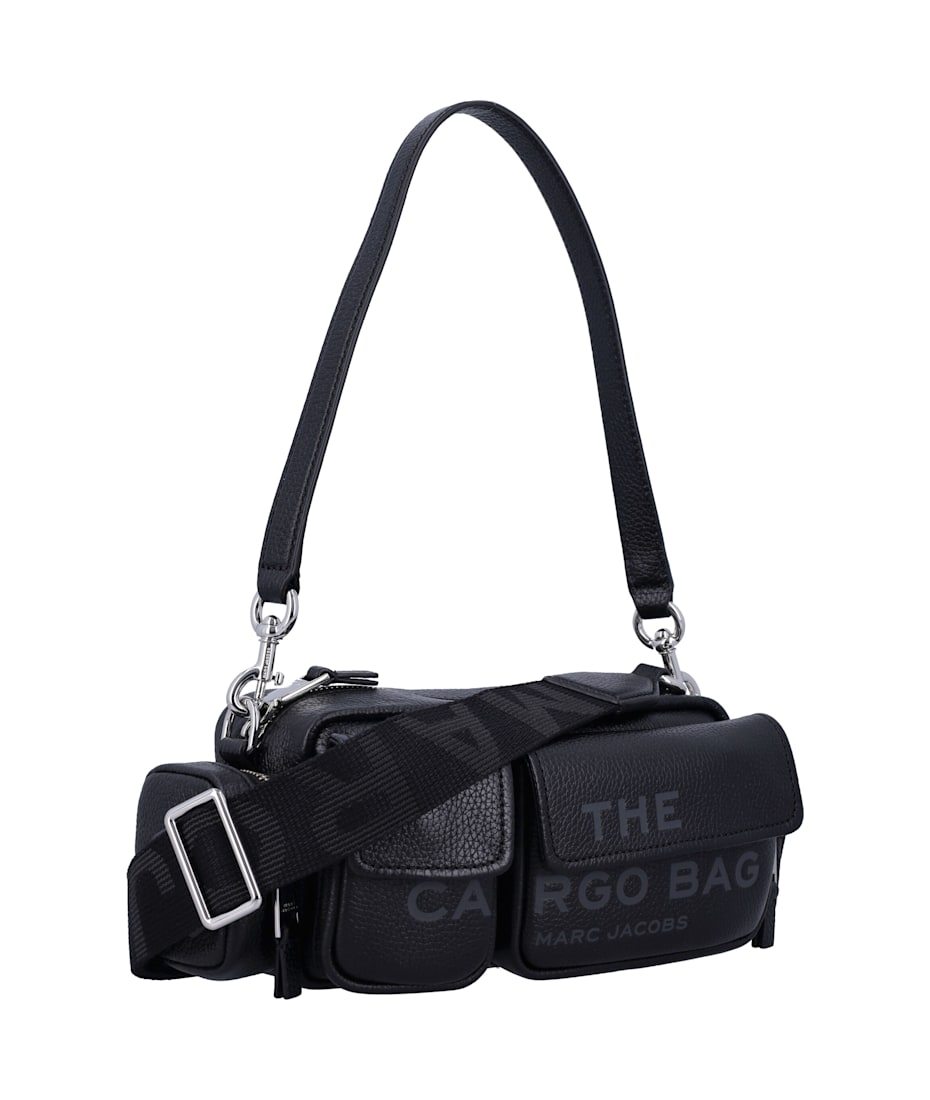 ＜Marc Jacobs＞'The Leather Cargo' バッグ ブラック Marc Jacobs The Cargo Leather Shoulder Bag - Black | eBay