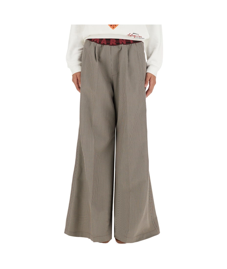 パンツ MARNI FW23 PLAID PANTS (PAMA0428U0_UTWA03PDR82) Marni Plaid Pants | italist