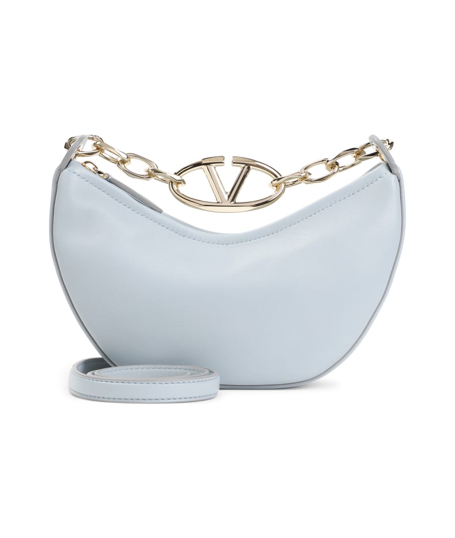 (VALENTINO)VLOGO Moon Leatherショルダーバッグ(SALE!国内発送) Valentino Garavani Small VLogo Moon Leather Shoulder Bag