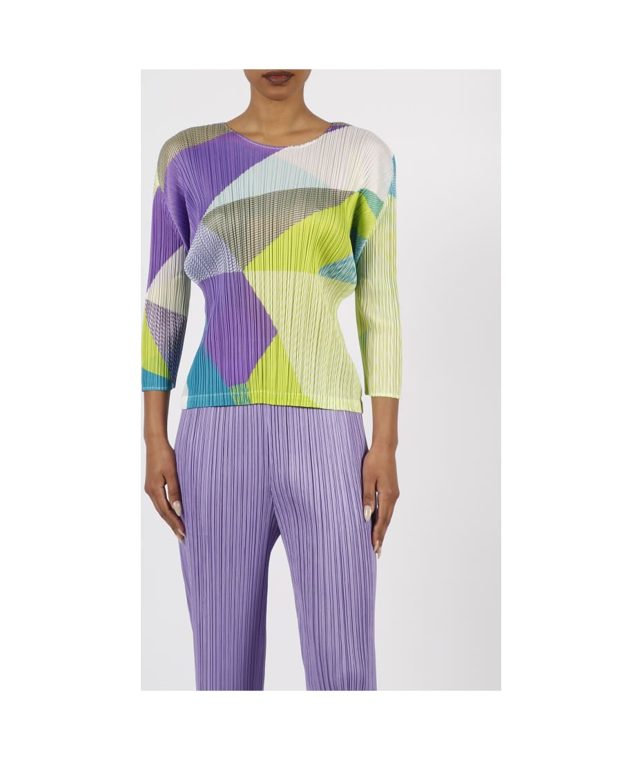 Pleats Please Issey Miyake Crossroad Top | italist