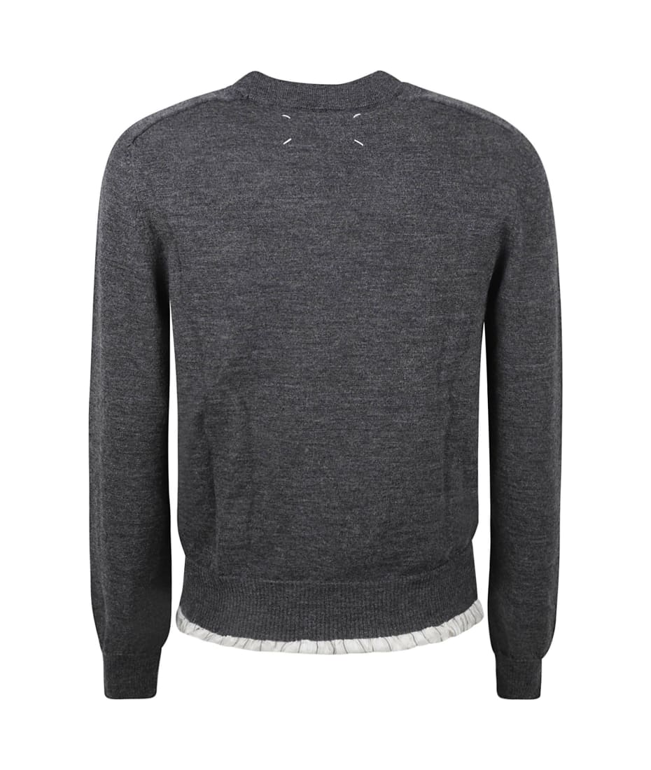【送料&関税込】Maison Margiela Distressed Rib Sweatshirt Maison Margiela Distressed Rib Sweatshirt | italist, ALWAYS