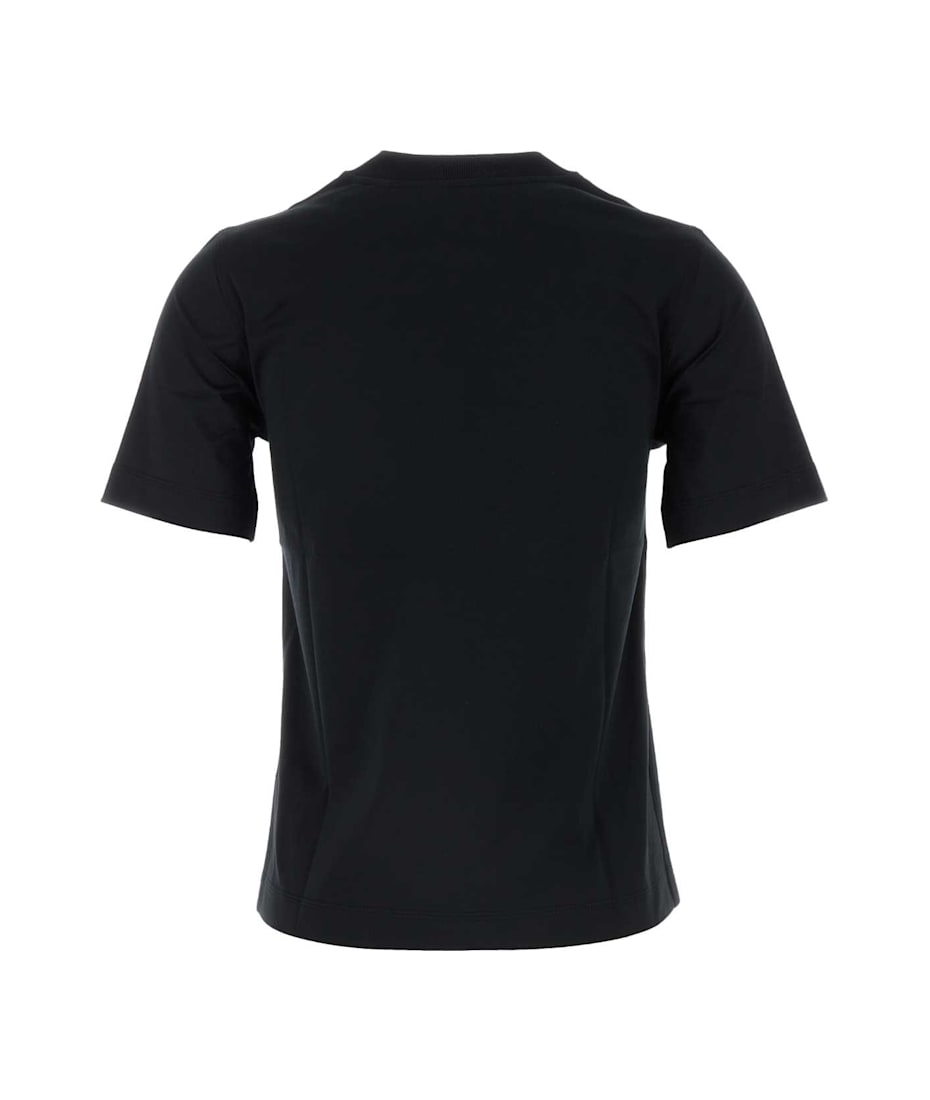 Burberry Black Cotton T-shirt | italist