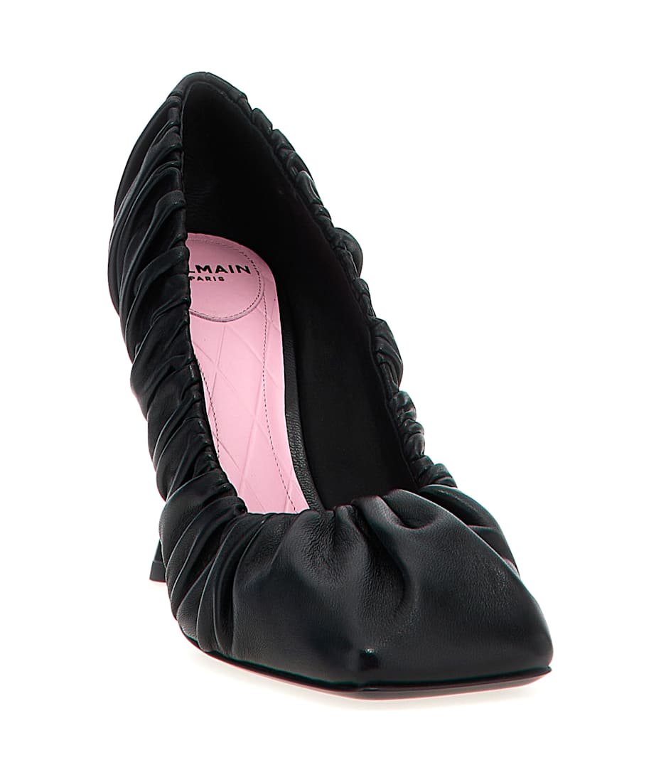 パンプス BALMAIN 'Eden' pumps Eden two-tone pumps in lambskin and patent leather - Women