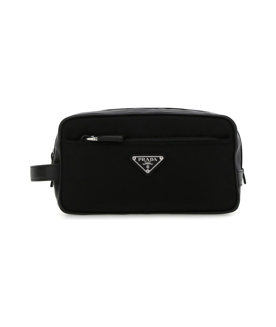 都会のエレガンス【PRADA】 ナイロン ビューティーケース Prada Beauty Light Green Pastel Pouch Travel Drawstring Bag