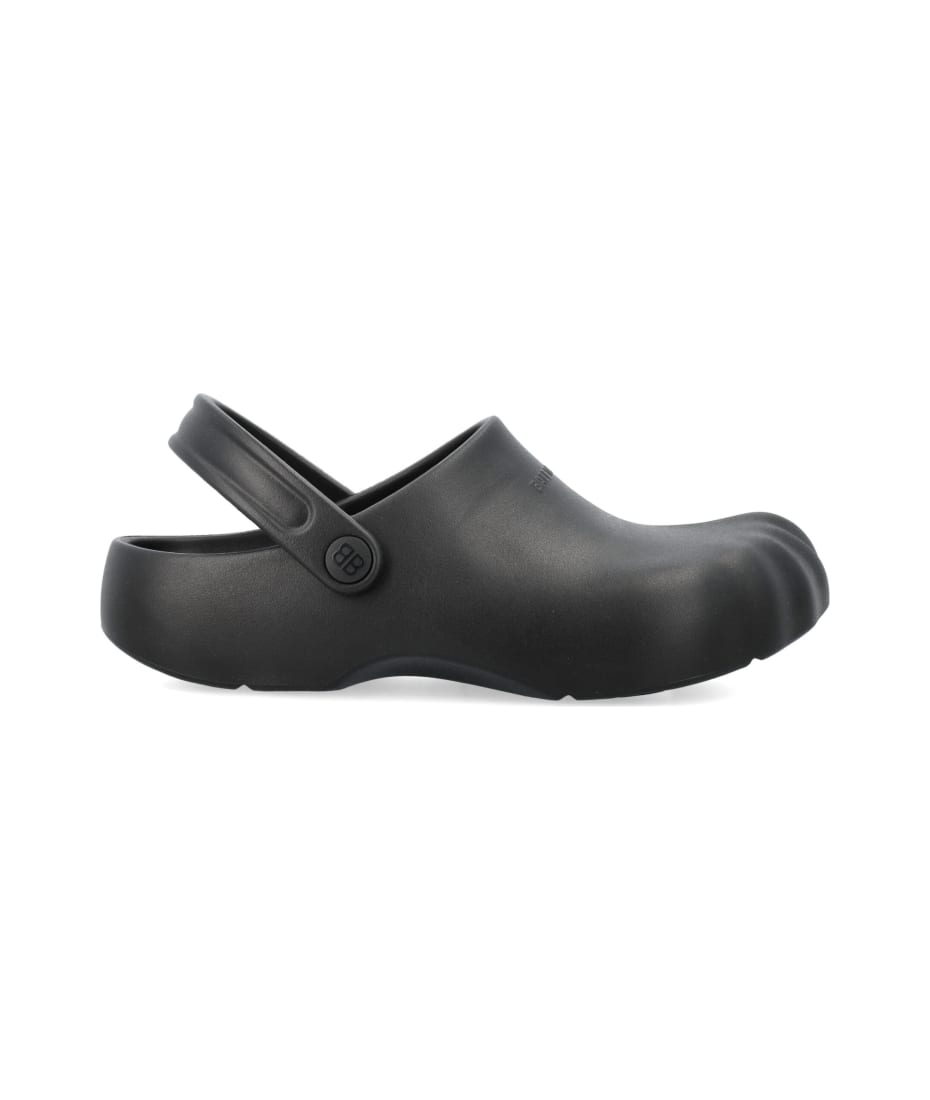 25SS new/BALENCIAGA サンデーレザークロッグ Clogs Black 25SS new/BALENCIAGA サンデーレザークロッグ Clogs Black 靴