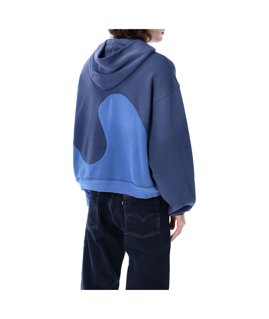 ERL Swirlフーディー Blue Classic Swirl Hoodie by ERL on Sale
