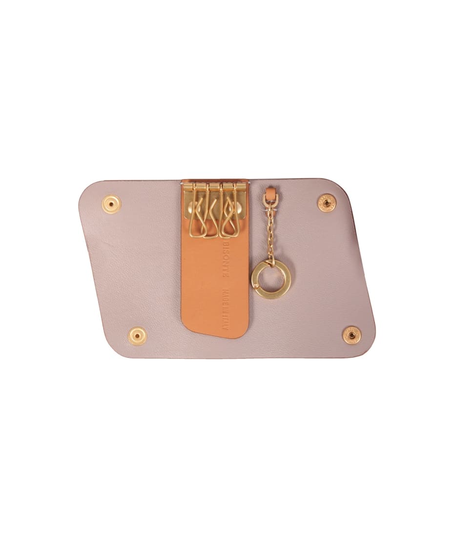 即納*IL BISONTE*CONTEMPORARY COLLECTION FIFTY ON IO KEY RING Il Bisonte 