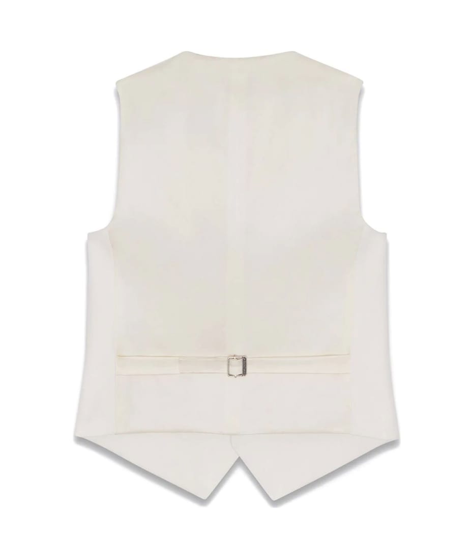 【関税＆送料込み】Saint Laurent Wool Vest Wool vest in black - Saint Laurent | Mytheresa