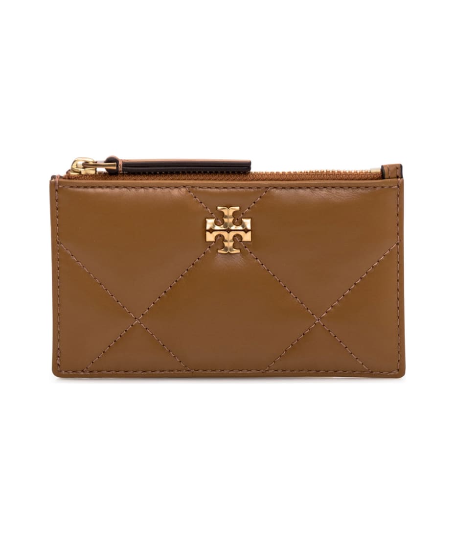 カードケース・名刺入れ Tory Burch SS25 KIRA\" CARD HOLDER (156556 001) Kira Diamond Quilt Card Case: Women's Designer Card Cases