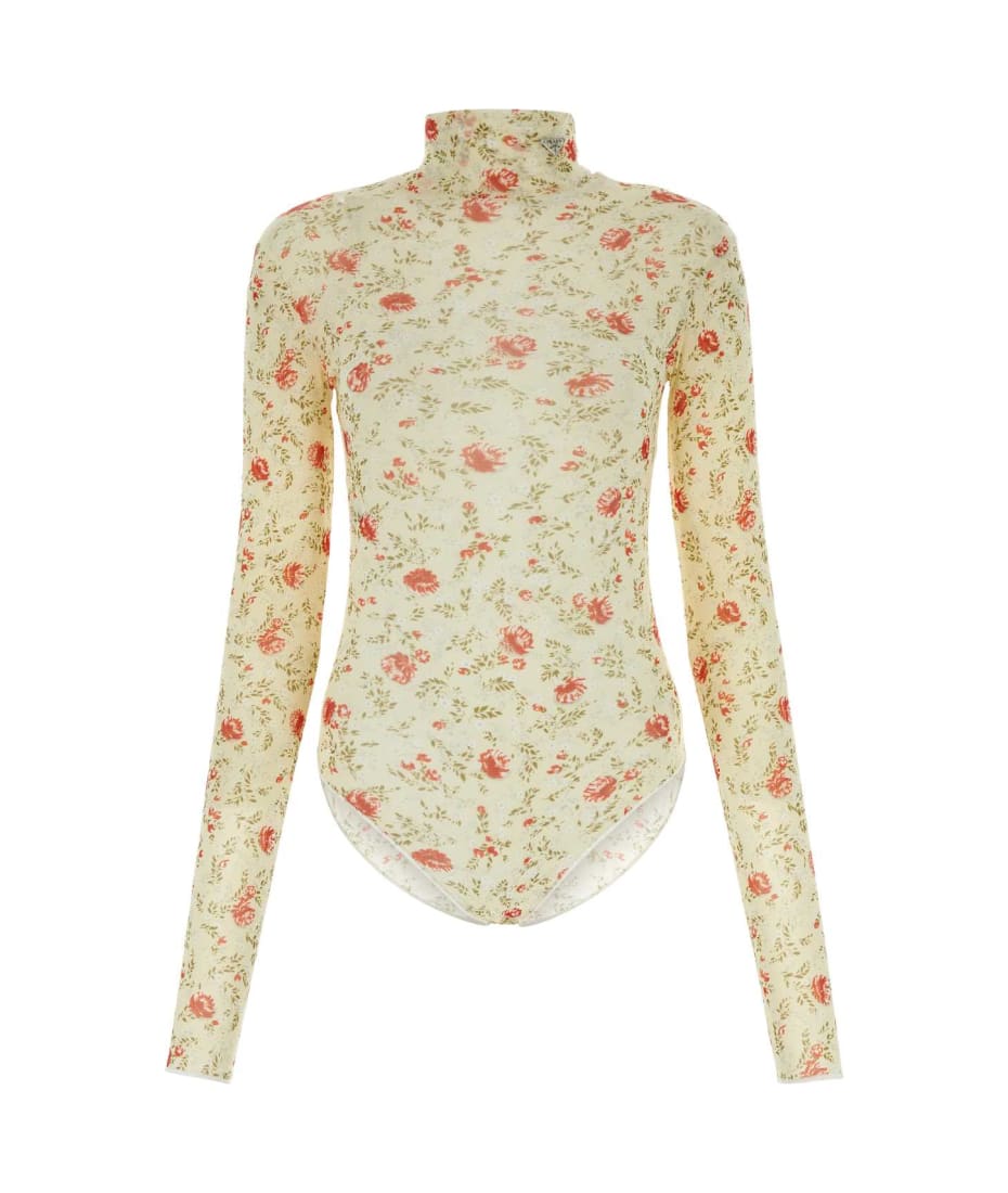 【送料&関税込】Prada Printed Nylon Bodysuit Prada Printed Nylon Bodysuit | italist