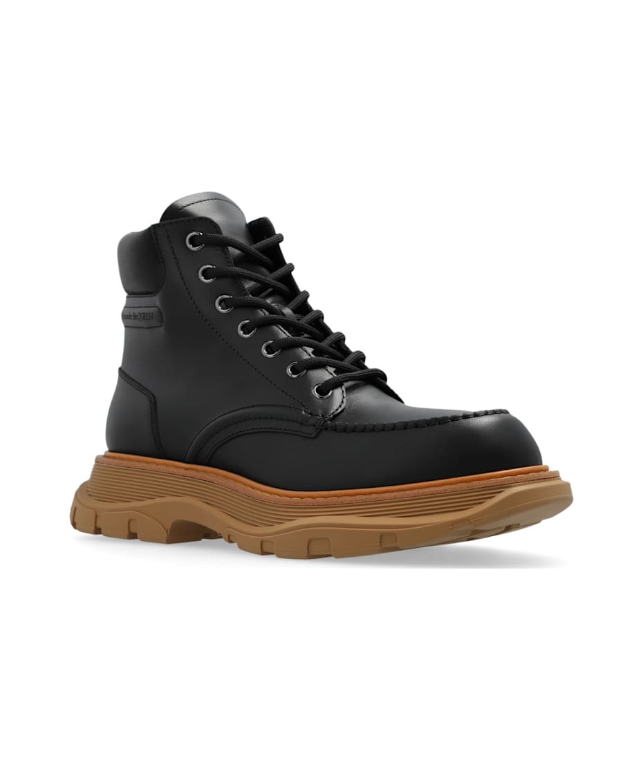 Alexander McQueen Lace Up Platform Boots | italist