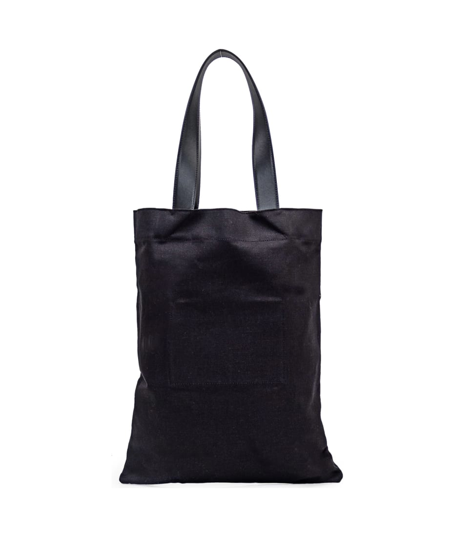 【関税込み】Book Tote Shopper Bag - Jil Sander - Cotton - Bl Book Tote Shopper Bag - Jil Sander - Cotton - Black