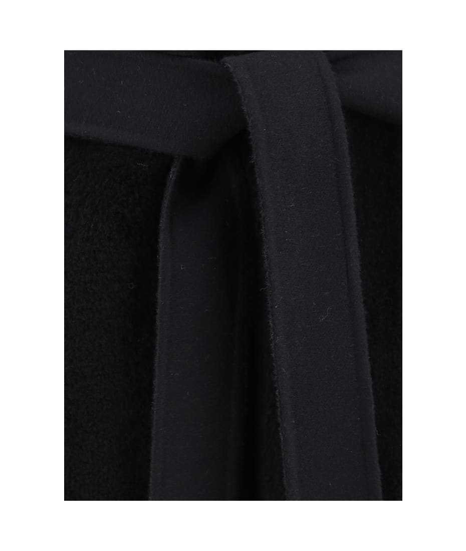 Fendi Black Wool Blend Coat | italist