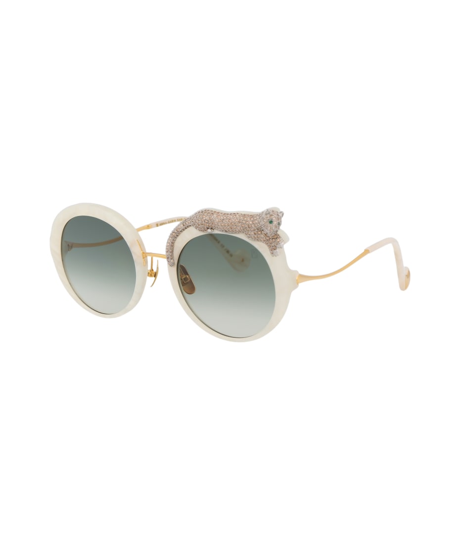 Anna-Karin Karlsson Rose Et La Roue Crystal Sunglasses | italist, ALWAYS  LIKE A SALE