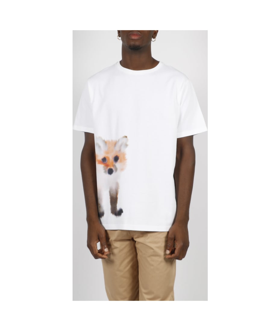 [TIME SALE] Maison Kitsune × Rop Van Mierlo メゾンキツネ ロプヴァンミエルロ コラボ フォックスロゴ Tシャツ KW00110KJ0008 白 半袖Tシャツ レディース 楽天市場】[TIME SALE] Maison Kitsune × Rop Van Mierlo メゾン