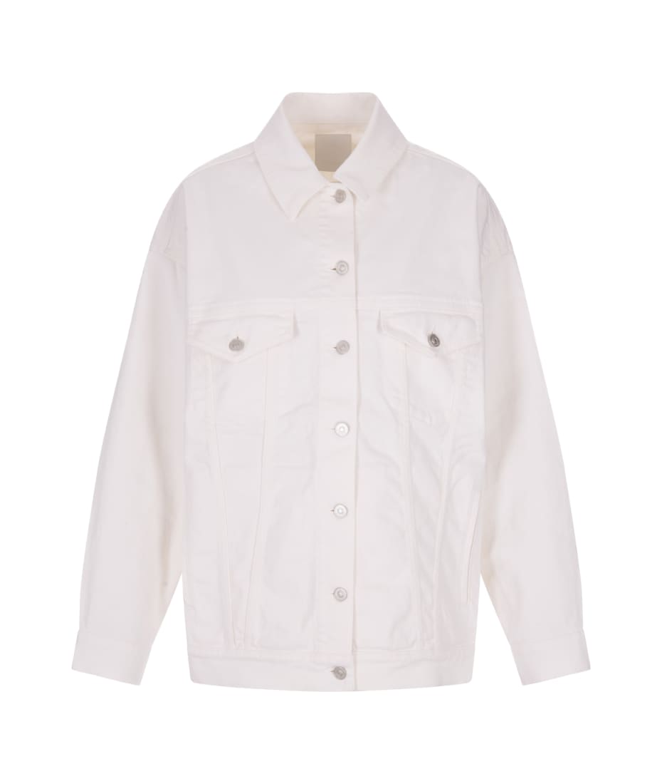ジャケット GIVENCHY Woman Jacket White BW00QC5YB4 104 Givenchy Denim Oversize Jacket | italist