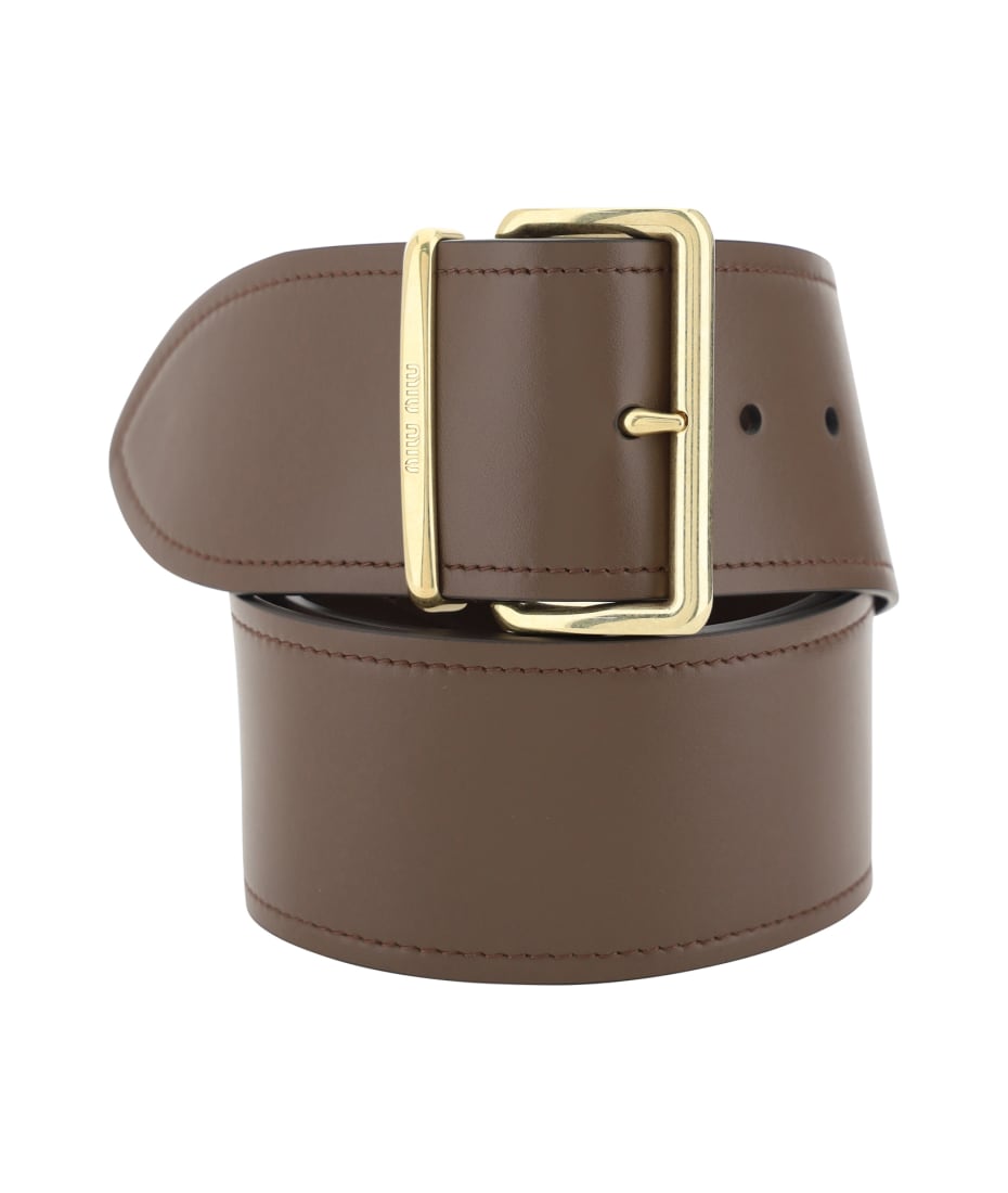 Miu Miu Leather Belt | italist Miu Miu Leather Belt | italist