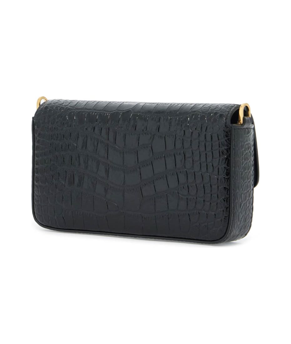 ショルダーバッグ・ポシェット TOM FORD BLACK LEATHER CROSSBODY BAG Tom Ford Black Leather Crossbody Bag | italist