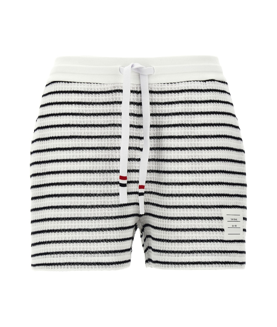 【送料&関税込】Thom Browne Knitted Striped Cotton Shorts Thom Browne Knitted Striped Cotton Shorts | italist, ALWAYS