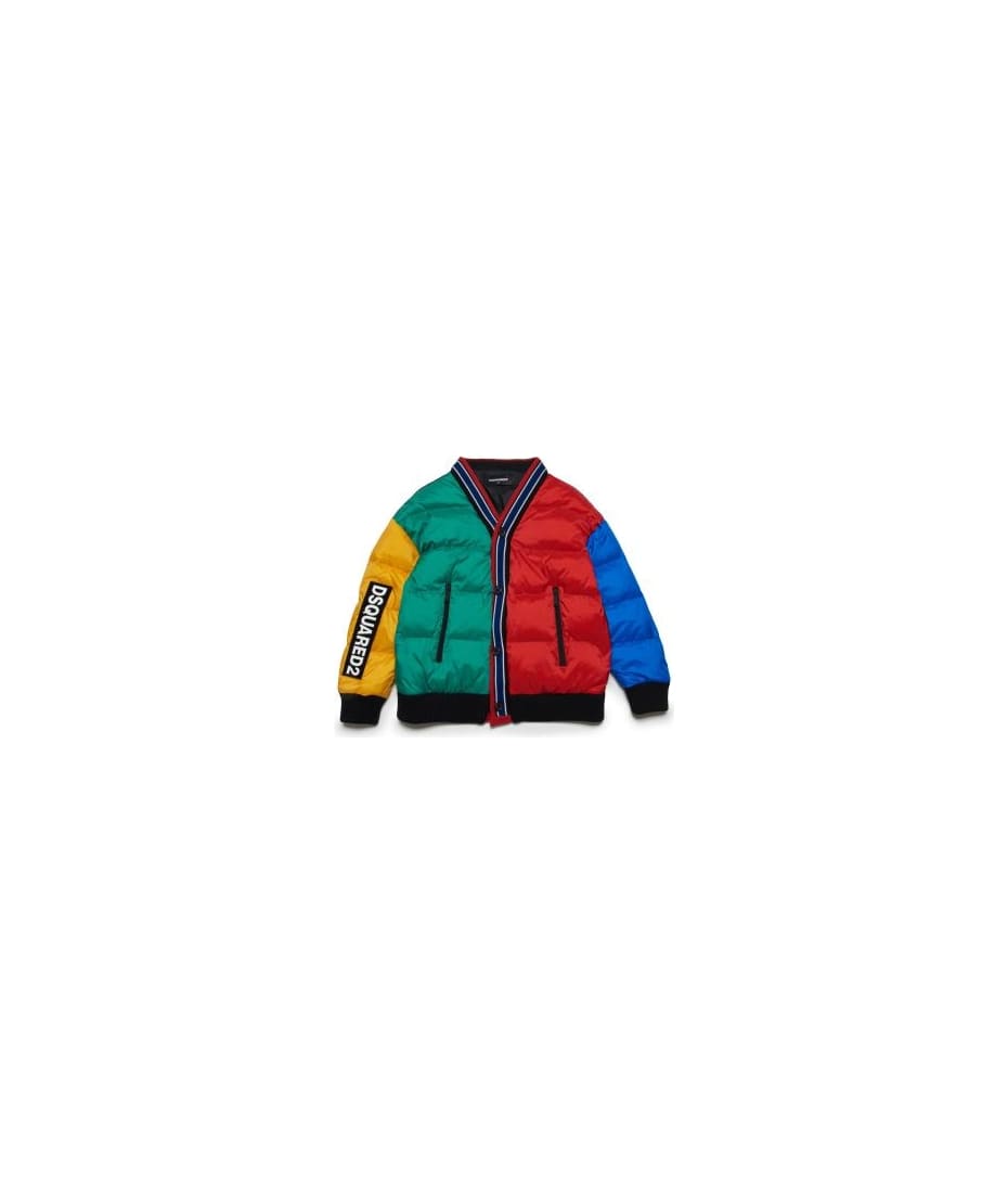 Dsquared2 Down Jacket With Color-block Design | italist, ALWAYS