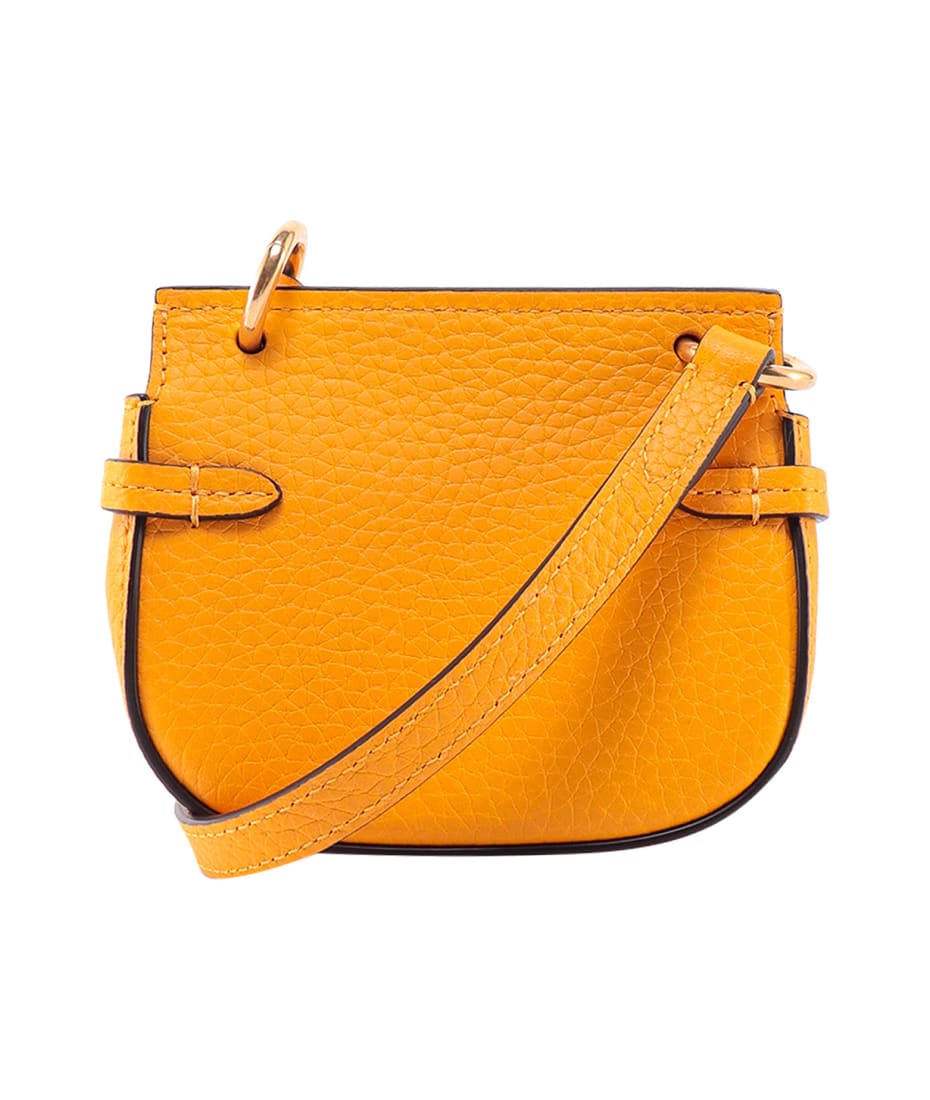 Mulberry Leather Unlined Shoulder Bags in Orange