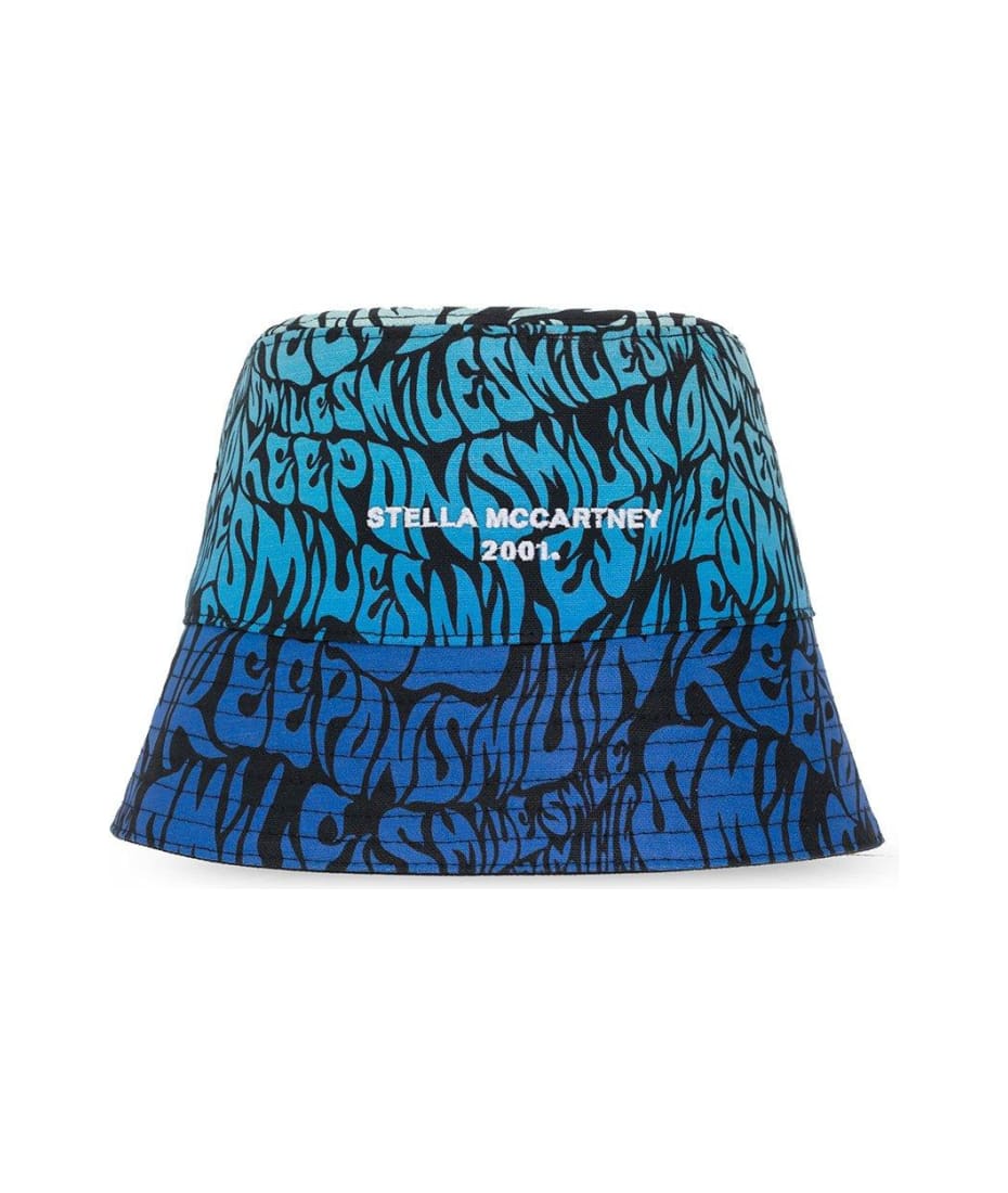 ハット STELLA McCARTNEY Cappello Stella McCartney Logo Embroidered Bucket Hat | italist