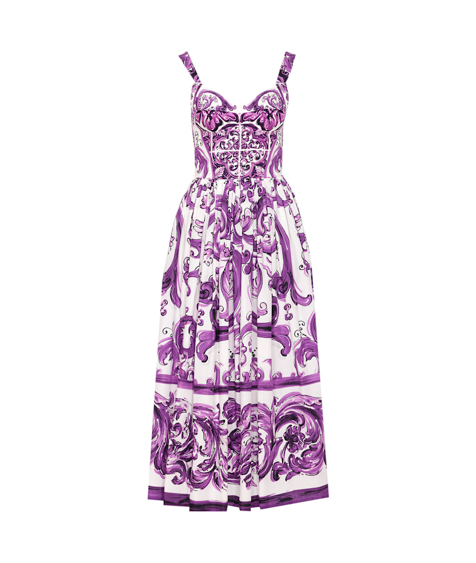 ワンピース DOLCE&GABBANA MAIOLICA PRINT DRESS DOLCE&GABBANA Maiolica printed brocade mini dress | NET-A-PORTER