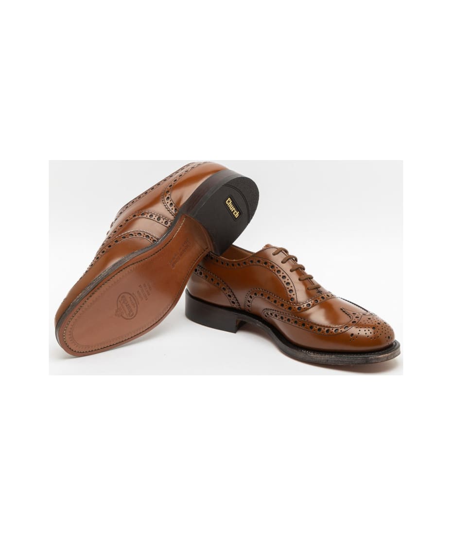 Church s Burwood 81 Sandalwood Polishbinder Full Brogue Oxford Shoe italist ALWAYS LIKE A SALE