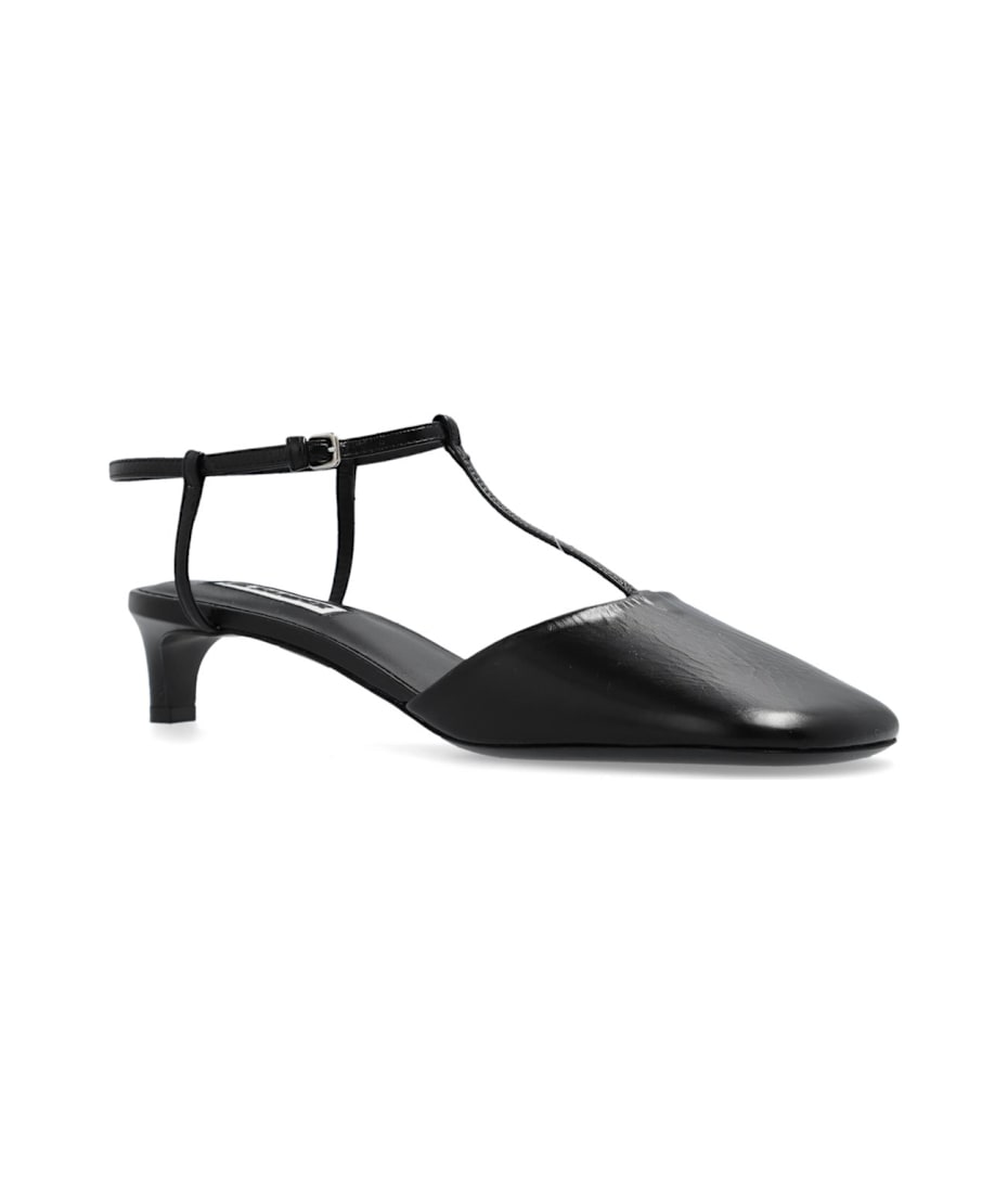 Jil Sander T-bar Square Toe Pumps | italist