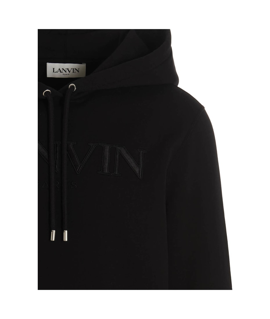 Lanvin Logo Hoodie - Black  