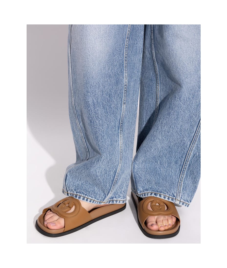 Gucci Leather Slippers