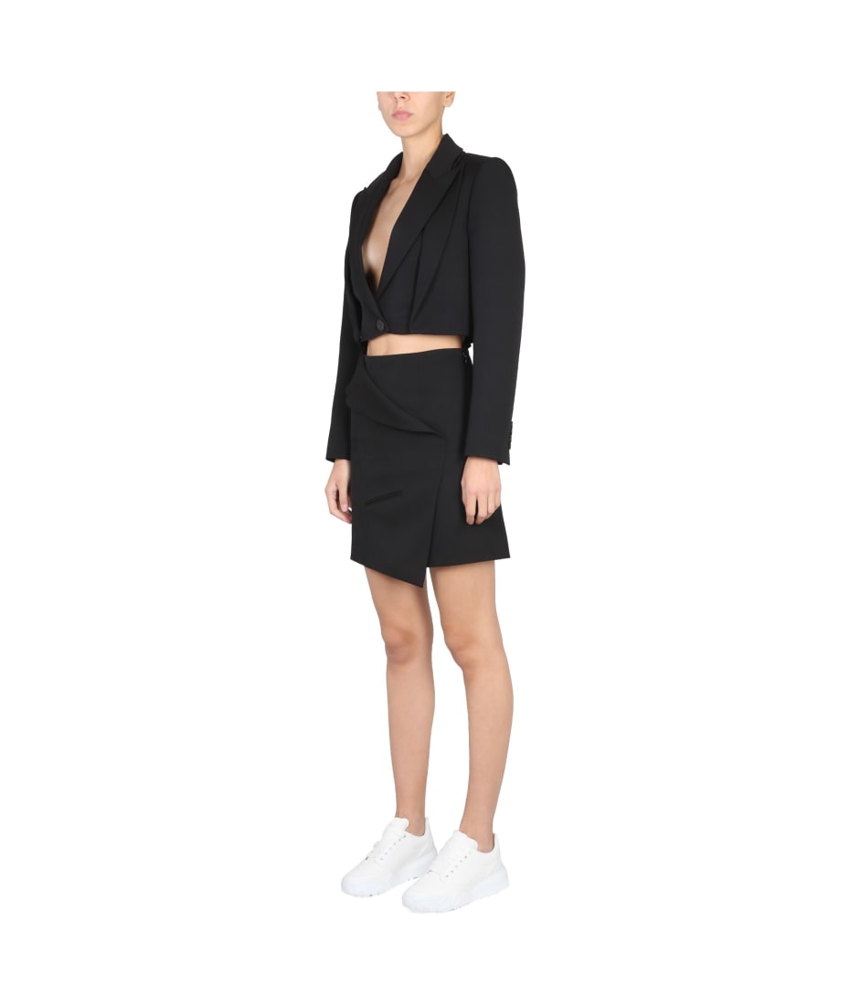 【送料&関税込】Alexander McQueen Asymmetrical Mini Skirt Alexander McQueen Asymmetrical Mini Skirt | italist, ALWAYS