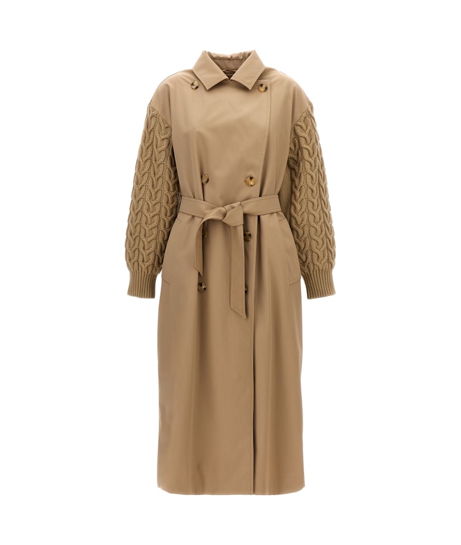コート MAX MARA 'Cicladi' trench coat Beige Max Mara 'cicladi' Trench Coat | italist