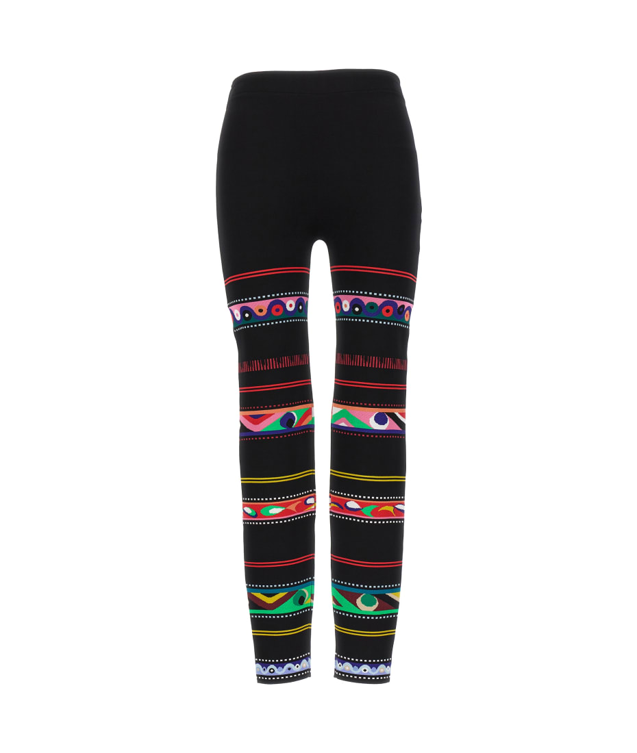 ボトムスその他 Emilio Pucci Jacquard patterned leggings (3RKT053R955 A63) ボトムスその他 Emilio Pucci Jacquard patterned leggings