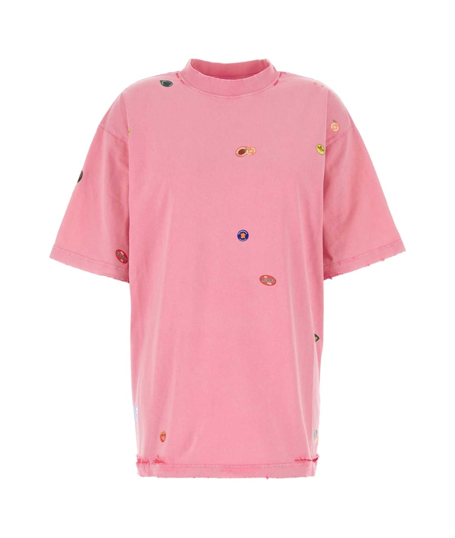 Tシャツ・カットソー BALENCIAGA PINK COTTON T-SHIRT T-shirt Balenciaga Pink size XS International in Cotton