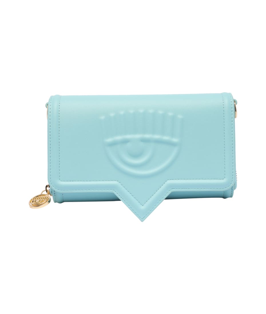  Chiara Ferragni Women's Zip Wallet, Eyelike Buckle