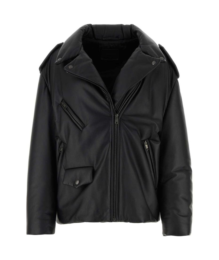 【送料&関税込】Prada Leather Padded Jacket Prada Leather Padded Jacket | italist