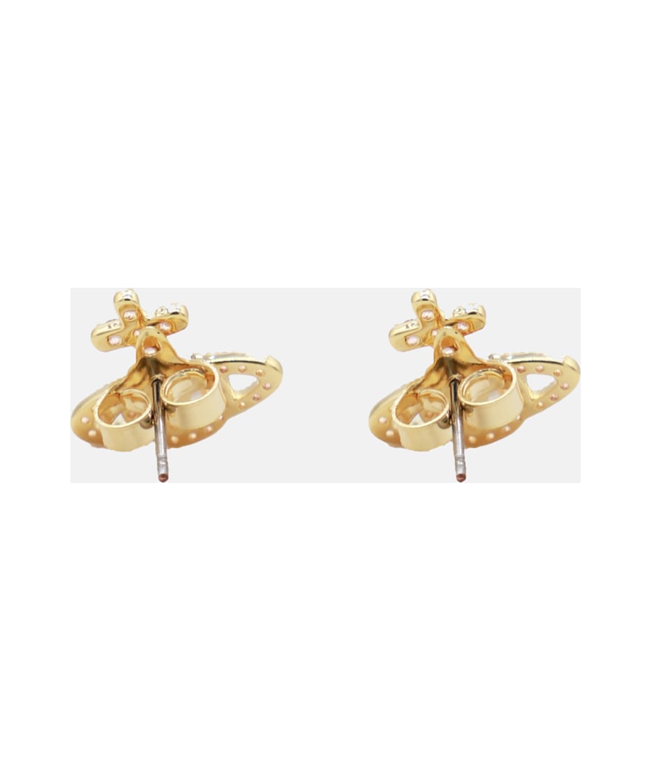 【関税・送料込み】VIVIENNE WESTWOOD GOLD BRASS EARRINGS Vivienne Westwood Gold Tone Brass Earrings | italist, ALWAYS