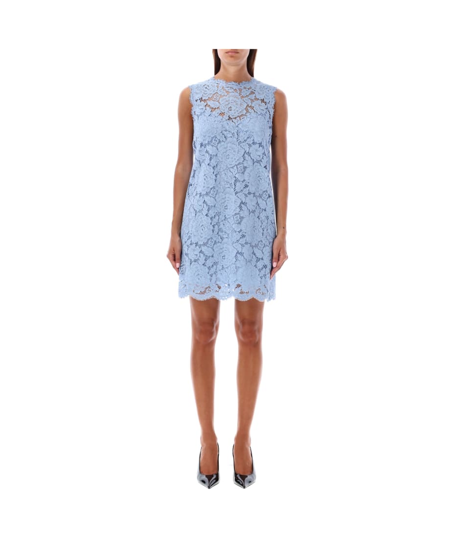 Dolce & Gabbana A-line Lace Mini Dress | italist