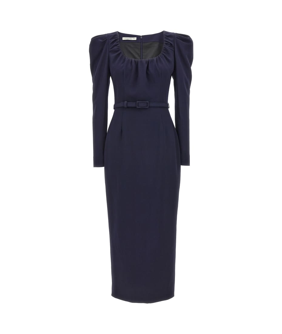 【関税込み】ALESSANDRA RICH Belt crepe dress Alessandra Rich Belt Crepe Dress | italist