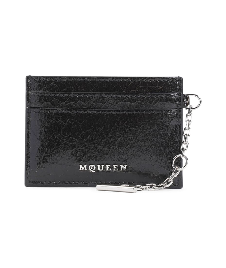 【関税&送料込】Alexander Mcqueen Leather Card Holder AM16181A-Alexander-McQueen-