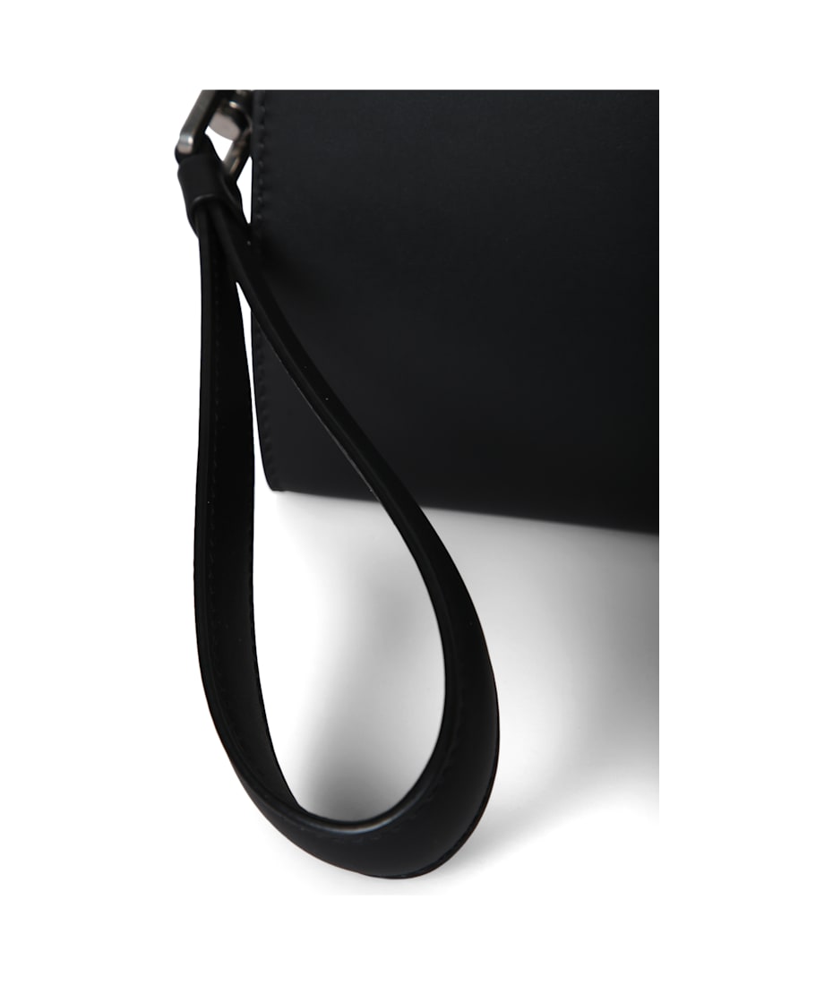 【送料&関税込】Dolce & Gabbana Logo Pouch Nylon pouch with logo in Black for Men | Dolce&Gabbana® US